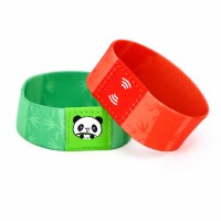 13.56MHz MF 1K RFID Wristbands 14443A Elastic RFID Wristbands