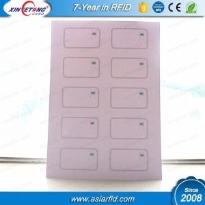 Carte de Fudan F08 RFID A4 Inlay feuille de PVC (prix d usine!) - Feuille d inlays RFID