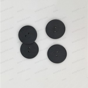 NTAG213 PPS NFC Tøjvask Tag, Diameter 24mm NFC Tøjvask Tag med hul - Hårde RFID NFC Tag