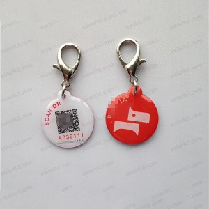 ISO14443A NFC chiave Tag QR Code NTAG213 - Resina epossidica RFID Tag NFC