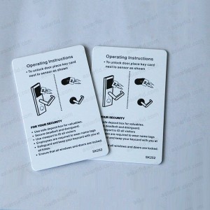 13,56 MHz ISO 14443A MF Ultralight RFID Hotel Key Card - 14443A RFID carte