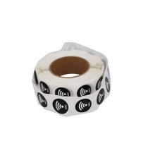 Diamètre 25mm 888 octets NTAG 216 étiquette d'autocollant de NFC avec le logo imprimé