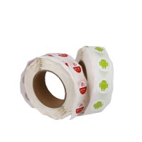 Diamètre 25mm NTAG213 Tag NFC autocollant avec logo personnalisé imprimé