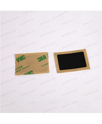 40*25 mm Black PVC HF ISO 15693 I CODE SLIX RFID label for Library