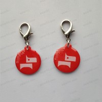 Most Popular NTAG213 Epoxy NFC Pet Tag with Metal hanger