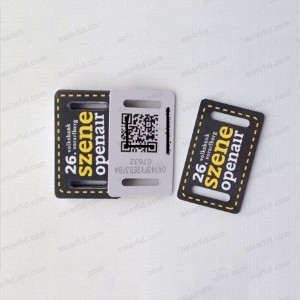ISO14443A MF Ultralight C Woven RFID NFC Wristband tag for Festival Payment - Hard RFID NFC Tag