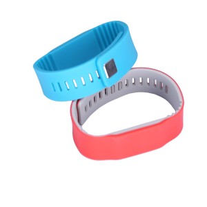 Adjustable ISO 14443A 7 Byte UID NTAG 213 Silicone NFC Wristband - Silicone RFID wristband