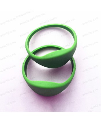Silicone Wristband 14443A Fudan F08 RFID Wristbands for Access Control