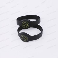 Lecture longue distance RFID bande 860 ~ 960 MHz Silicone UHF RFID bracelet